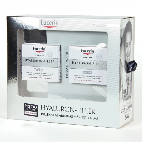 Eucerin Hyaluron Filler Dia Fps 30  + Hyaluron Filler Noche Reafirmante Promo 